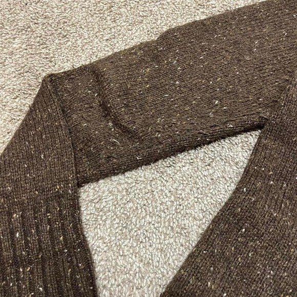 Brown speckled zip up sweater - Picture 8 of 8